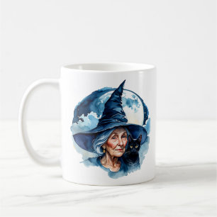 Heksen met een kat - Wicca Halloween 1 Koffiemok