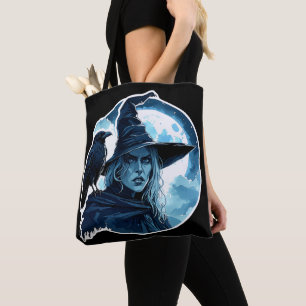 Heksen met een raaf - Halloween Fan Fun 2 Tote Bag