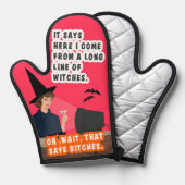 Heksen Mitt! Ovenwant (Voorkant / Achterkant)