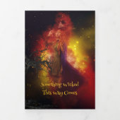 Heksen nacht Halloween Party Drieluik Uitnodiging (Cover)