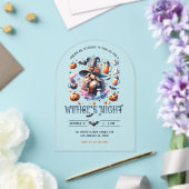 Heksen Nacht Halloween Party Uitnodiging (Insitu (Huwelijk))