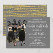 Heksen Night Out Halloween Volwassenen Party Kaart (Voorkant / Achterkant)