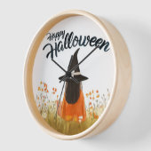 Heksen op Halloween in bloemenveld (Hoek)