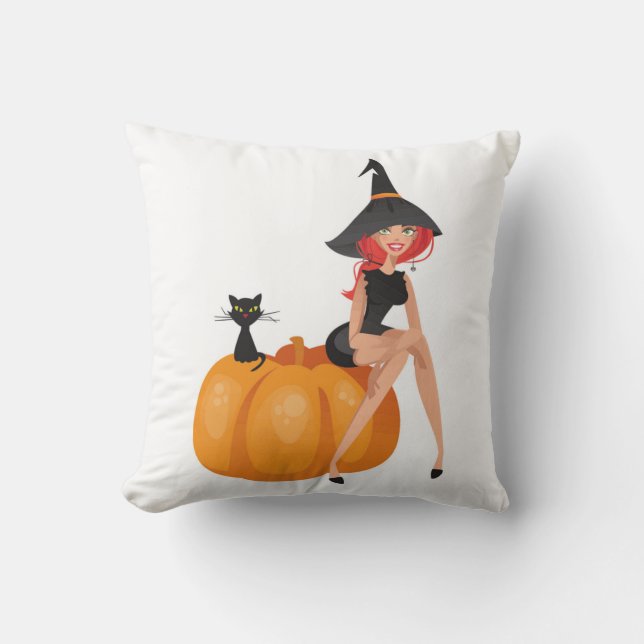 HEKSEN OP HALLOWEEN KUSSEN (Voorkant)