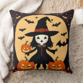 Heksen op Halloween met Pompoenen Kussen (Deken)