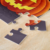 Heksen op Halloween met Pompoenen Legpuzzel (Zijkant)