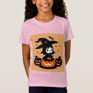 Heksen op Halloween met Pompoenen T-shirt