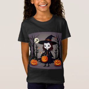 Heksen op Halloween met Pompoenen T-shirt