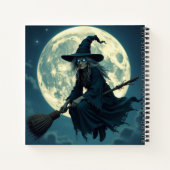 Heksen op Halloween Notitieboek (Achterkant)