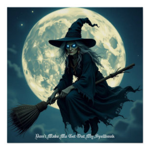 Heksen op Halloween Perfect Poster