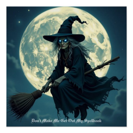Heksen op Halloween Perfect Poster (Voorkant)