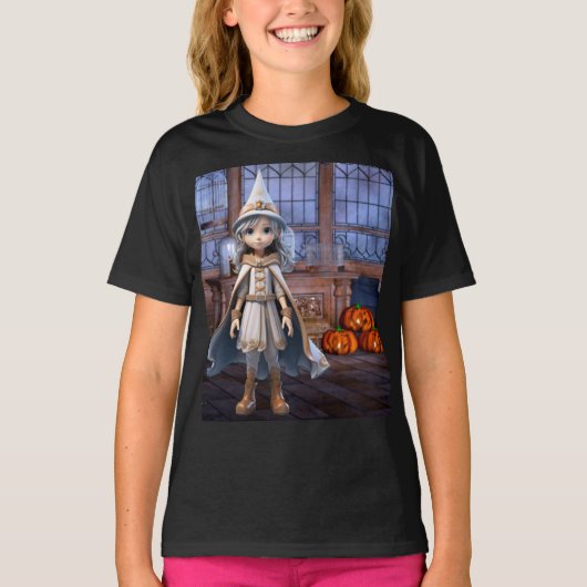 Heksen op Halloween. T-shirt (Voorkant)