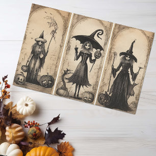 heksen oude Halloween Decoupage Tissuepapier