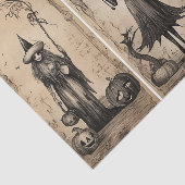  heksen oude Halloween Decoupage Tissuepapier (Detail)