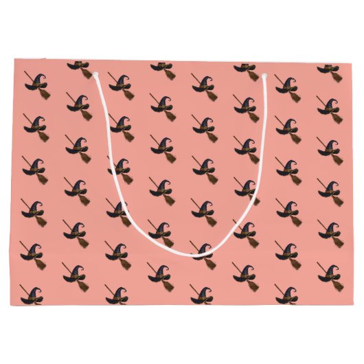 Heksen Pet en bezemsteel Groot Cadeauzakje (Achterkant)