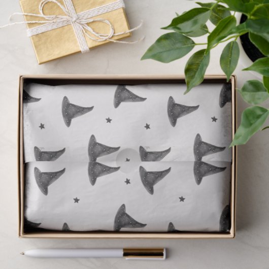 Heksen pet en sterrenpatroon tissuepapier (Geschenk)