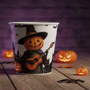 Heksen Pet Pompoen Halloween Vibes Papieren Bekers