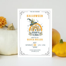 Heksen Pet & Regenboog Minimalistisch Halloween Pa