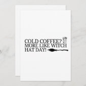 Heksen petten doorzichtig kaart (Voorkant / Achterkant)