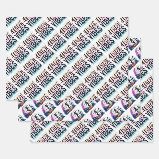Heksen Sfeer Gemengd Halloween Inpakpapier Vel (Set)