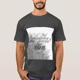 Heksen Shirt Salem Historische Citaten