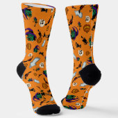Heksen sokken voor Halloween (Gebogen)