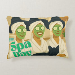 Heksen Spa Dag Grappige Humor Accent Kussen