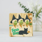 Heksen Spa Dag Grappige Humor Kaart (Staand voorkant)