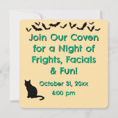 Heksen Spa Dag Grappige Humor Kaart (Achterkant)