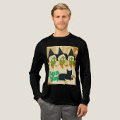 Heksen Spa Dag Grappige Humor Tri-Blend Shirt (Voorkant)