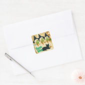 Heksen Spa Dag Grappige Humor Vierkante Sticker (Envelop)