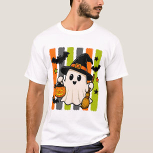 Heksen Spook Pompoen Lantaarn Halloween T-Shirt