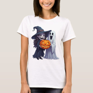 Heksen Spook Pompoen Veld Halloween 🎃 T-shirt