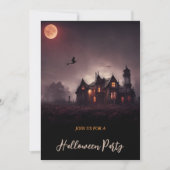 Heksen Spooky Lair Halloween Kaart (Voorkant)