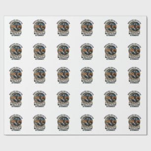 Heksen stewardess Halloween bezem brood ontwerp Cadeaupapier