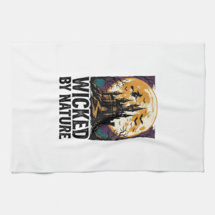 Heksen T-shirt Oud Spookachtig Geheime Kasteel Hal Theedoek