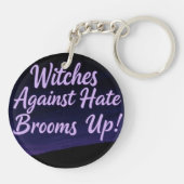 Heksen tegen haat sleutelhanger (Achterkant)