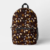 Heksen, tovenaars & magisch patroon bedrukte rugzak (Voorkant)