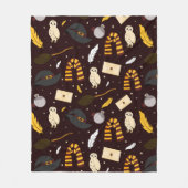 Heksen, tovenaars & magisch patroon fleece deken (Voorkant)