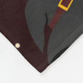 Heksen, tovenaars & magisch patroon fleece deken (Hoek)