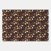 Heksen, tovenaars & magisch patroon inpakpapier vel (Voorkant 3)