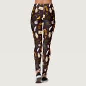 Heksen, tovenaars & magisch patroon leggings (Achterkant)