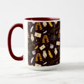 Heksen, tovenaars & magisch patroon mok (Links)