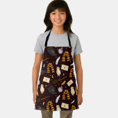 Heksen, tovenaars & magisch patroon schort (Insitu)