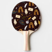 Heksen, tovenaars & magisch patroon tafeltennisbatje (Voorkant)