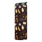 Heksen, tovenaars & magisch patroon thermosbeker (Gedraaid links)