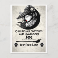 Heksen & Tovenaars Vintage Heks Halloween Feest