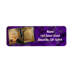 Heksen Tover Spreukenboek Halloween Feest Etiket