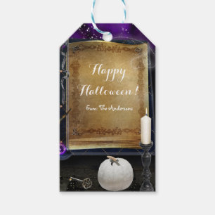 Heksen Tover Spreukenboek Halloween Feest Favor Cadeaulabel