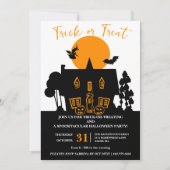 Heksen Trick or treat Halloween Party Kaart (Voorkant)